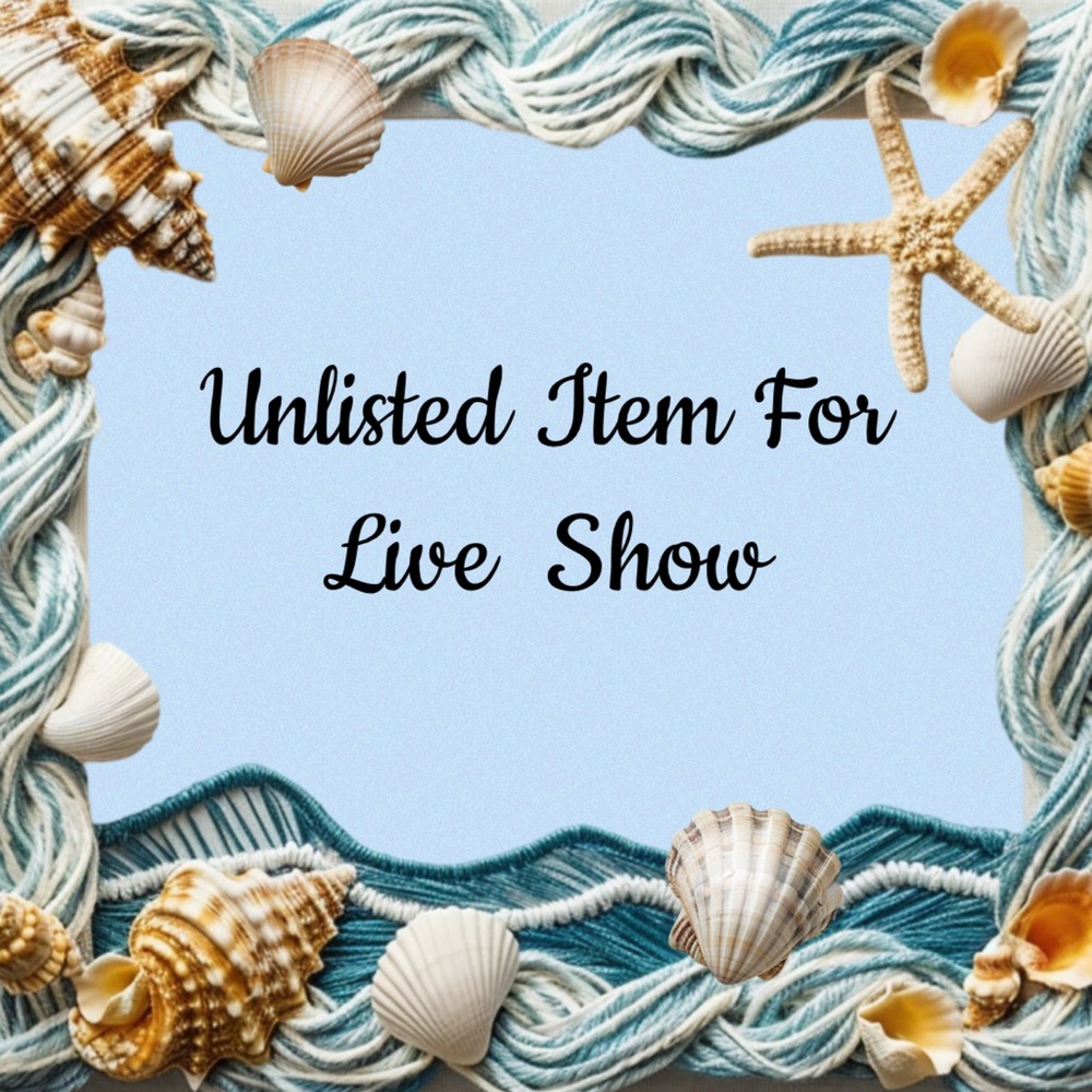 Quick list for Live Shows ! Will have almost every category in women’s fashion